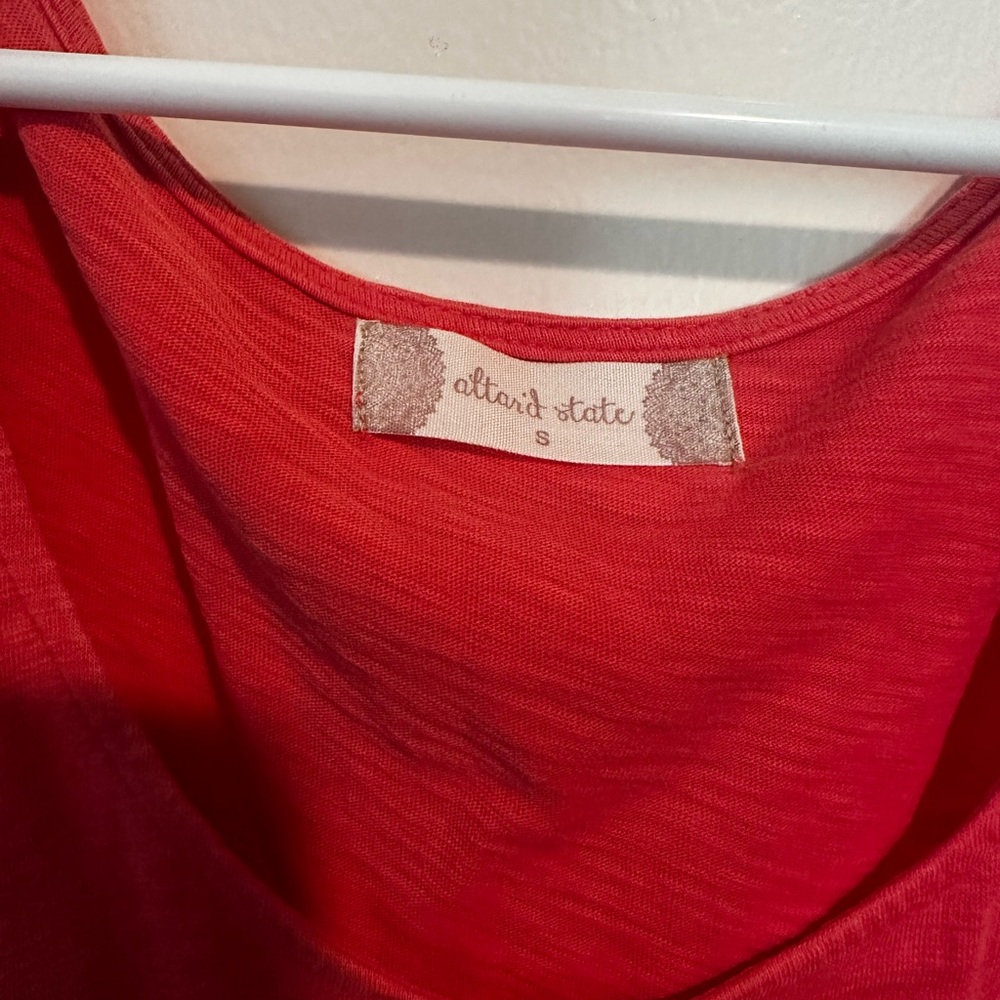 Altar'd State Red Midi Dress